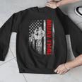 Muay Thai Boxing US American Flag Men Graphic Sweatshirt Muay Thai Boxing US American Flag Men Graphic Sweatshirt