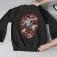 Muay Thai Elbow Strike Silhouette Minimal Clean Sport Men Graphic Sweatshirt Muay Thai Elbow Strike Silhouette Minimal Clean Sport Men Graphic Sweatshirt