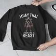 Muay Thai Elephant Kickboxing And Elephant Thai Men Graphic Sweatshirt
