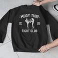 Muay Thai Fight Club Kickboxing Fighters W Men Graphic Sweatshirt