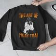 Muay Thai Fighter The Art Of Muay Thai Men Graphic Sweatshirt Muay Thai Fighter The Art Of Muay Thai Men Graphic Sweatshirt