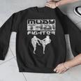 Muay Thai Fighter Boxing Martial Arts Men Graphic Sweatshirt