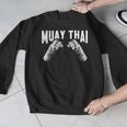 Muay Thai Fighter Fists MMA Club Martial Arts Fighting Coach Men Graphic Sweatshirt