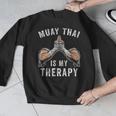 Muay Thai Fighter Martial Arts Sport Muay Thai Men Graphic Sweatshirt