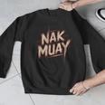 Muay Thai Fighter Nak Identity Training Practitioner Proud Men Graphic Sweatshirt Muay Thai Fighter Nak Identity Training Practitioner Proud Men Graphic Sweatshirt