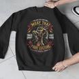 Muay Thai Fighter Training Thai Boxing Coach Men Graphic Sweatshirt