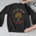 Muay Thai Fighter Vintage Tee Twin Tiger Art Of 8 Limbs Men Graphic Sweatshirt Muay Thai Fighter Vintage Tee Twin Tiger Art Of 8 Limbs Men Graphic Sweatshirt