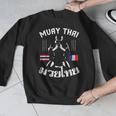 Muay Thai France French Flag Martial Arts Thai Boxing Coach Men Graphic Sweatshirt Muay Thai France French Flag Martial Arts Thai Boxing Coach Men Graphic Sweatshirt