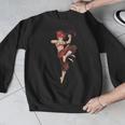 Muay Thai Girl Anime Japan Thaiboxer Kickboxing Muay Thai Men Graphic Sweatshirt