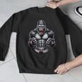 Muay Thai Gorilla Thai Boxing And Fighting Men Graphic Sweatshirt Muay Thai Gorilla Thai Boxing And Fighting Men Graphic Sweatshirt