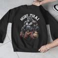 Muay Thai Gorilla Strength Power Fighter Men Graphic Sweatshirt Muay Thai Gorilla Strength Power Fighter Men Graphic Sweatshirt