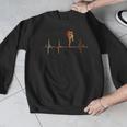 Muay Thai Heartbeat Vintage ECG Cardiogram Retro Men Graphic Sweatshirt Muay Thai Heartbeat Vintage ECG Cardiogram Retro Men Graphic Sweatshirt