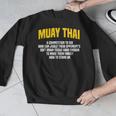 Muay Thai Martial Arts Combat Sports Men Graphic Sweatshirt