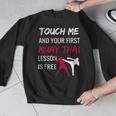 Muay Thai Martial Arts Combat Sports Self Defense Men Graphic Sweatshirt Muay Thai Martial Arts Combat Sports Self Defense Men Graphic Sweatshirt