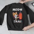 Muay Thai Meow Thai Thai Boxing For Boys Muay Thai Cat Men Graphic Sweatshirt Muay Thai Meow Thai Thai Boxing For Boys Muay Thai Cat Men Graphic Sweatshirt