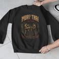 Muay Thai Nak Muay Vintage Thai Boxing Warrior Art Men Graphic Sweatshirt Muay Thai Nak Muay Vintage Thai Boxing Warrior Art Men Graphic Sweatshirt