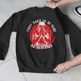 Muay Thai Sport Fight Hard Or Go Home Fighter Muay Thai Men Graphic Sweatshirt