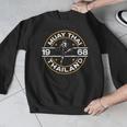 Muay Thai Thailand Fighter Fighting Combat 1969 Thai Boxing Men Graphic Sweatshirt Muay Thai Thailand Fighter Fighting Combat 1969 Thai Boxing Men Graphic Sweatshirt