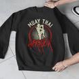 Muay Thai Warrior Fighter Boxing Martial Arts Hobby Men Graphic Sweatshirt Muay Thai Warrior Fighter Boxing Martial Arts Hobby Men Graphic Sweatshirt