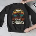 Musician Drummer Music Lover Drum Kit Men Graphic Sweatshirt Musician Drummer Music Lover Drum Kit Men Graphic Sweatshirt