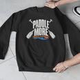 Paddle More Kayak Canoe Paddling Graphic Men Graphic Sweatshirt