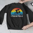 I Pee In Pools Swimmer Swimming Coach Player Graphic Men Graphic Sweatshirt I Pee In Pools Swimmer Swimming Coach Player Graphic Men Graphic Sweatshirt