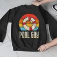 Pool Guy Swimming Attendant Attendants Rescuer Men Graphic Sweatshirt