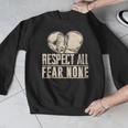 Respect All Fear None Muay Thai Men Graphic Sweatshirt Respect All Fear None Muay Thai Men Graphic Sweatshirt