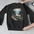 Solo Canoe Tourer Who Knows Every Rapid Campsite Portage Men Graphic Sweatshirt