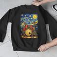 Starry Night Drum Kit Van Gogh Style Art Men Graphic Sweatshirt Starry Night Drum Kit Van Gogh Style Art Men Graphic Sweatshirt