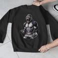 Strong Muay Thai Gorilla Thai Boxing And Fighting Men Graphic Sweatshirt