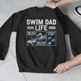 Swim Dad Life Swimmer Father's Day Swimming Daddy Men Graphic Sweatshirt Swim Dad Life Swimmer Father's Day Swimming Daddy Men Graphic Sweatshirt