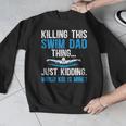 This Swim Dad Thing Swimming Dad Of A Swimmer Father Men Graphic Sweatshirt