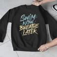 Swimmer Saying Swim Team Swimming Men Graphic Sweatshirt Swimmer Saying Swim Team Swimming Men Graphic Sweatshirt