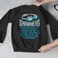 Swimmers Do More Kicks I For Swimming Lovers Men Graphic Sweatshirt