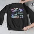 Swimming Eat My Bubbles Swim Watercolour Men Graphic Sweatshirt