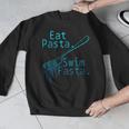 Swimming Eat Pasta Swim Fasta Swimmer Men Graphic Sweatshirt Swimming Eat Pasta Swim Fasta Swimmer Men Graphic Sweatshirt