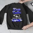 Swimming Goggles Saying Swim Team Gear Men Graphic Sweatshirt
