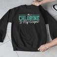 Swimming Humor Swimmer Chlorine Joke Swim Men Graphic Sweatshirt Swimming Humor Swimmer Chlorine Joke Swim Men Graphic Sweatshirt