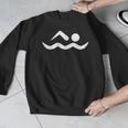 Swimming Icon Men Graphic Sweatshirt
