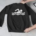Swimming Symbol Men Graphic Sweatshirt Swimming Symbol Men Graphic Sweatshirt