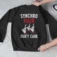 Synchronized Swimming Art For Men Women Synchronized Swim Men Graphic Sweatshirt