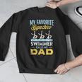 Synchronized Swimming Dad Favorite Synchro Swimmer Artistic Men Graphic Sweatshirt