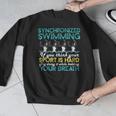Synchronized Swimming Shirt Synchro Swimmer Artistic Men Graphic Sweatshirt Synchronized Swimming Shirt Synchro Swimmer Artistic Men Graphic Sweatshirt