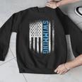 USA Flag Swimming Swim American Swimmer Men Graphic Sweatshirt USA Flag Swimming Swim American Swimmer Men Graphic Sweatshirt