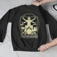 Vitruvian Drummer Drum Kit Music Lover Musician Men Men Graphic Sweatshirt Vitruvian Drummer Drum Kit Music Lover Musician Men Men Graphic Sweatshirt