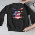 Women's American Flag Drum Kit Patriotic US Drum Art Men Graphic Sweatshirt Women's American Flag Drum Kit Patriotic US Drum Art Men Graphic Sweatshirt