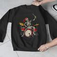Women's Skeleton Drummer Skull Drum Kit Halloween Men Graphic Sweatshirt Women's Skeleton Drummer Skull Drum Kit Halloween Men Graphic Sweatshirt