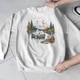 Canoe Ghost Camping Ghost Lake Halloween Spooky Fall Camping Men Graphic Sweatshirt