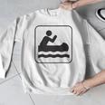 Cool Outdoor Water Sport Canoe Raglan Baseball Tee Men Graphic Sweatshirt